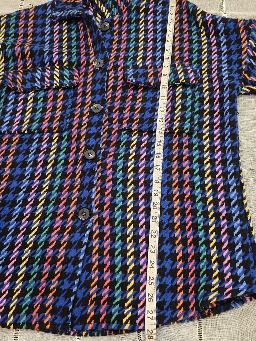 Unbranded Blue Jacket, Size M/L, Made in Italy, Wool Blend - Picture 5 of 10